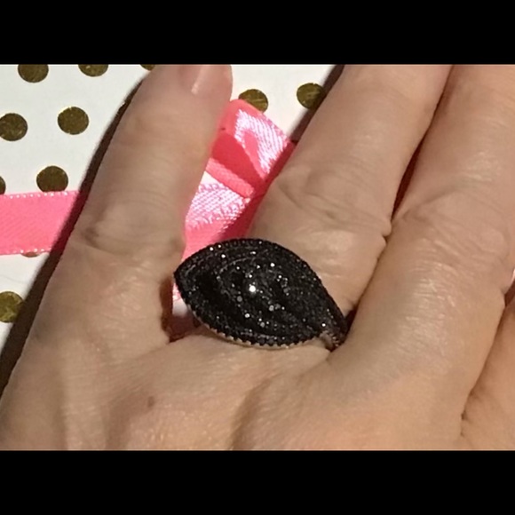 Black spinel dinner ring - Picture 2 of 5